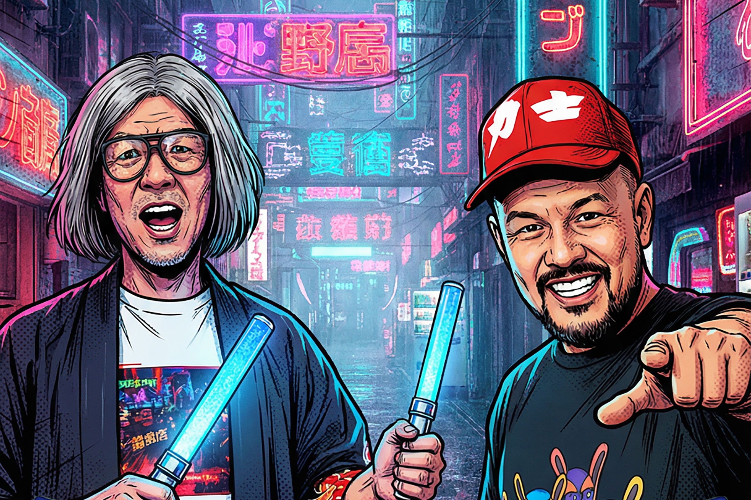 プロハンバーガー巨匠＆サイバー凡ちゃん